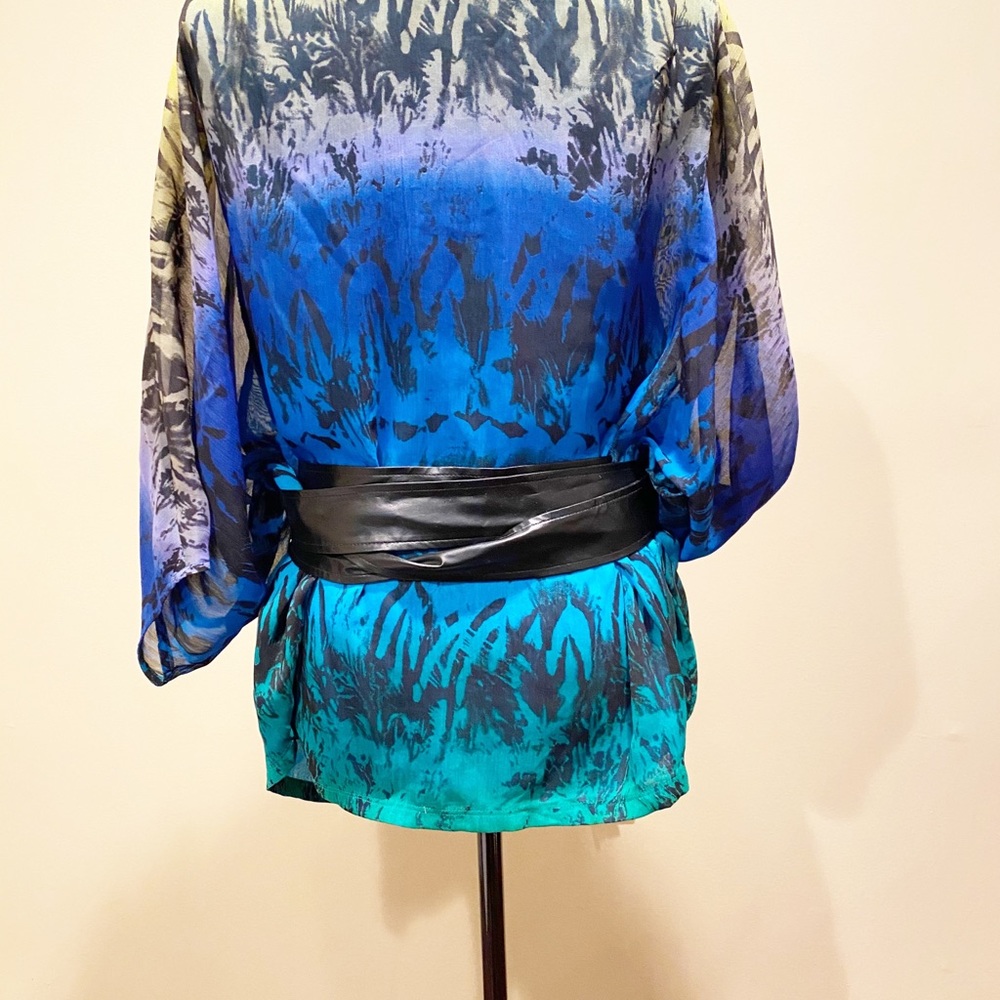 Arden B Blouse Size Medium Multi-Color - image 3